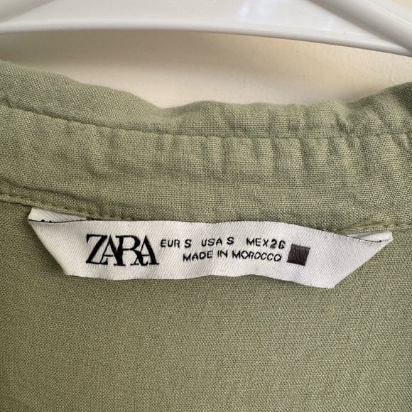 Zara Crop Button Down - Picture 3 of 3